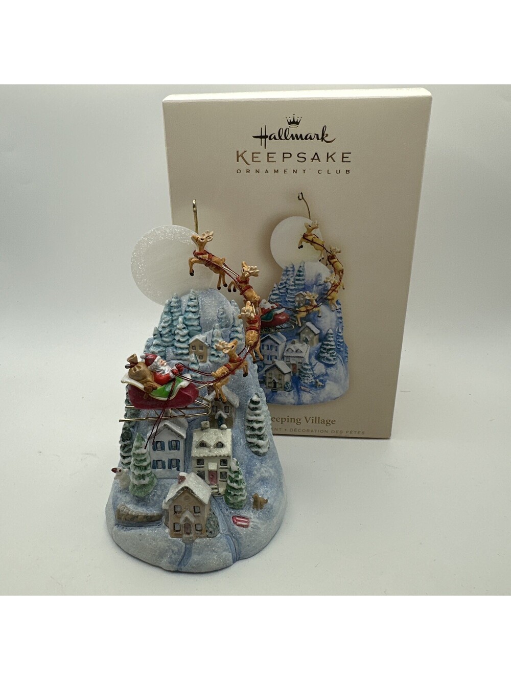 Hallmark Keepsake Ornament 2006 THE SLEEPING VILLAGE - Lighted